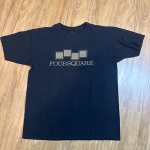 Vintage FOURSQUARE tee shirt preowned black large